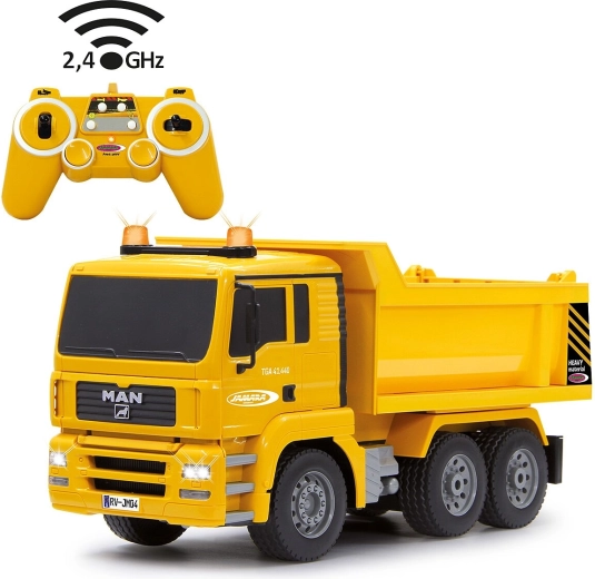 Jamara licencovaný sklápěcí vůz MAN na dálkové ovládání 2,4 GHz 1:20
