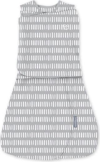 Zavinovačka SwaddleMe s volnými rukávy TOG 1, bavlna, Grey, 3–6 m