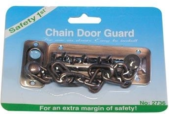 Pojistný řetízek na dveře – mosaz/ocel