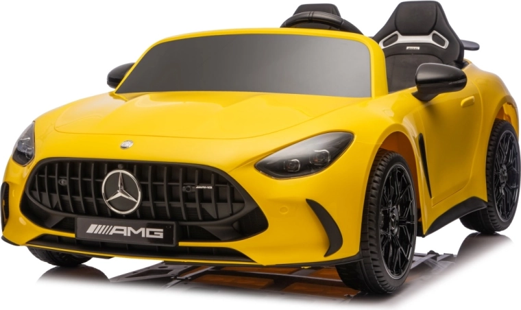 Elektrické autíčko MERCEDES-AMG GT63, žluté, 24 V