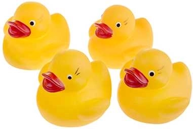 Gumové koupací kačenky 4 ks