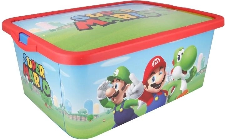 Úložný box s víkem Super Mario