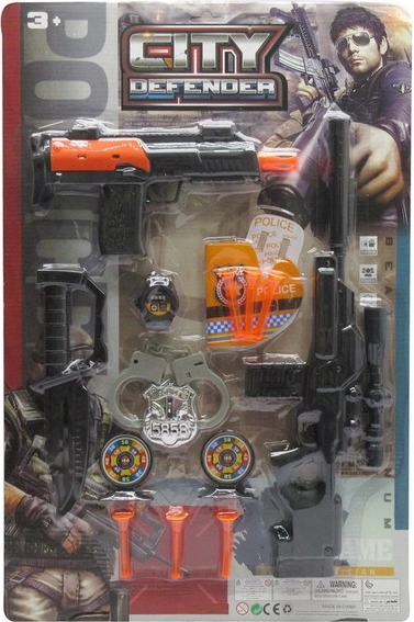 Policejní set na šipky pro děti