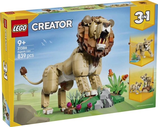 LEGO Creator Divoká zvířata: Majestátní lev