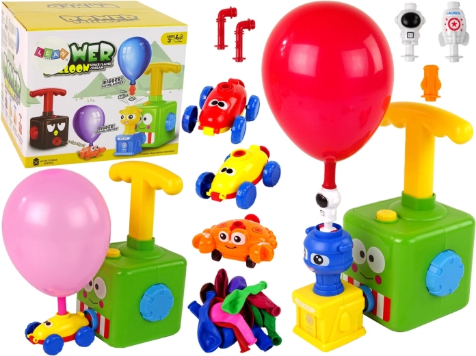 Balonová vystřelovací autíčka – aerodynamická STEM hračka bez baterií