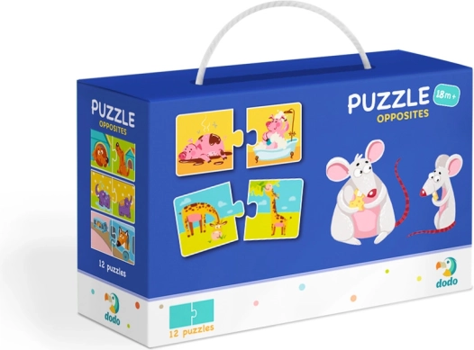 DODO puzzle Protiklady pro děti 12 dvojic