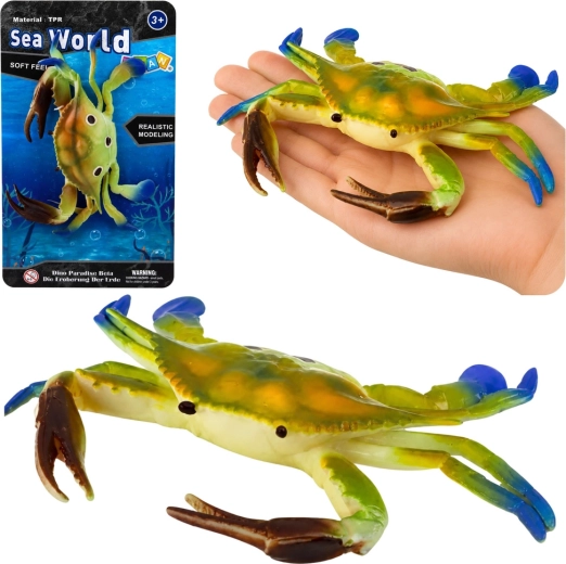 Gumová realistická figurka kraba 19 cm