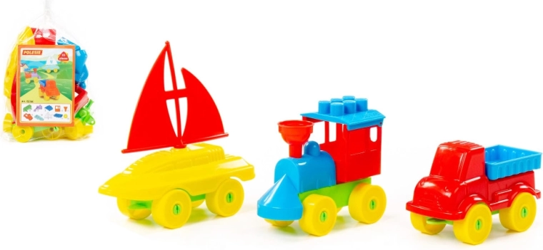 Stavebnice Malý cestovatel, 23 dílů