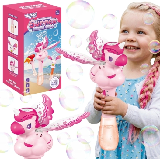 Woopie bublifuk pistole růžový jednorožec