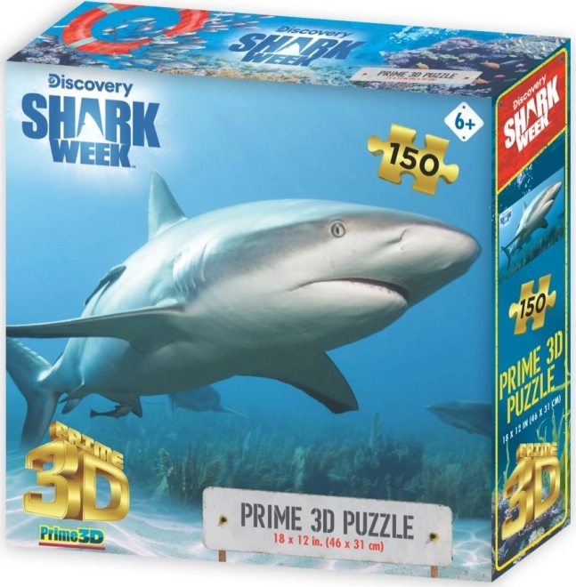 3D puzzle karibský útesový žralok 150 dílků