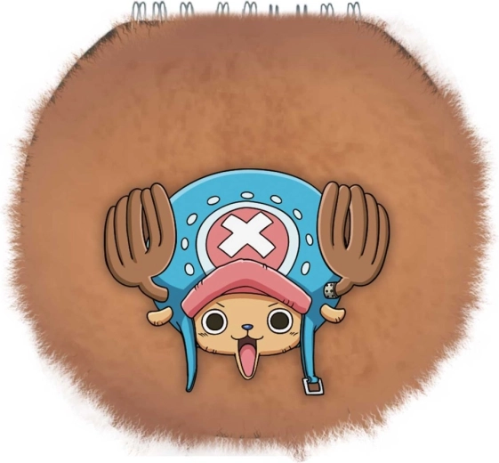 One Piece plyšový kulatý Chopper