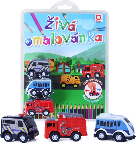 Živá omalovánka auta