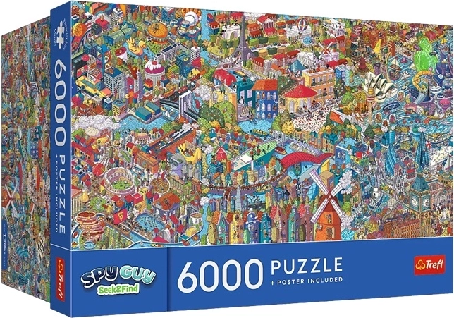 Puzzle Spy Guy: city break – 6000 dílků