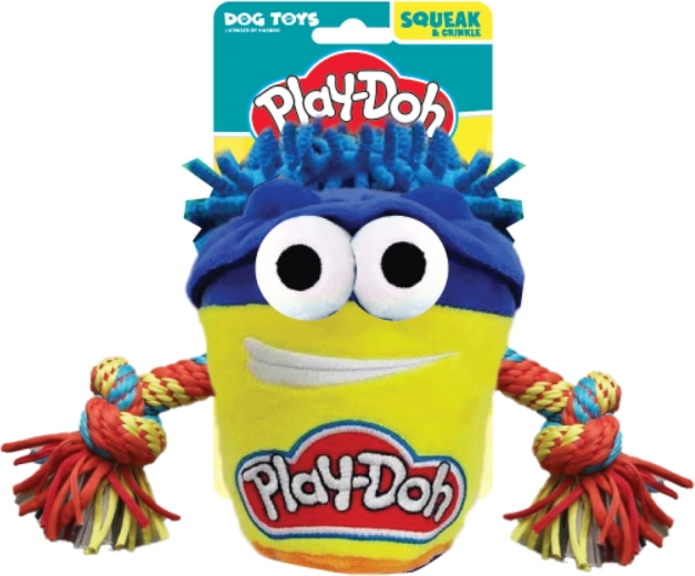Plyšová přetahovací hračka pro psy HASBRO Play-Doh s lanem 18 cm