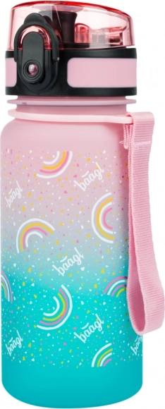 Baagl tritanová láhev na pití Gradient Duha 350 ml