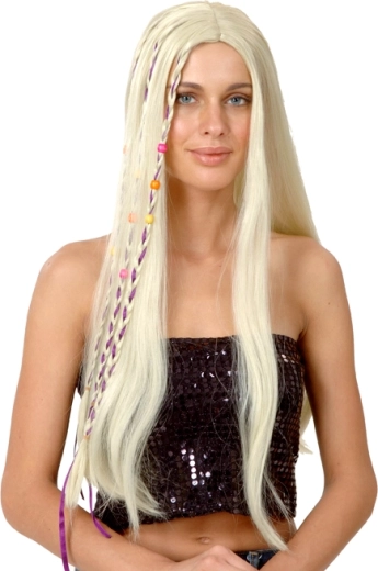 Dětská blond paruka s dlouhými vlasy