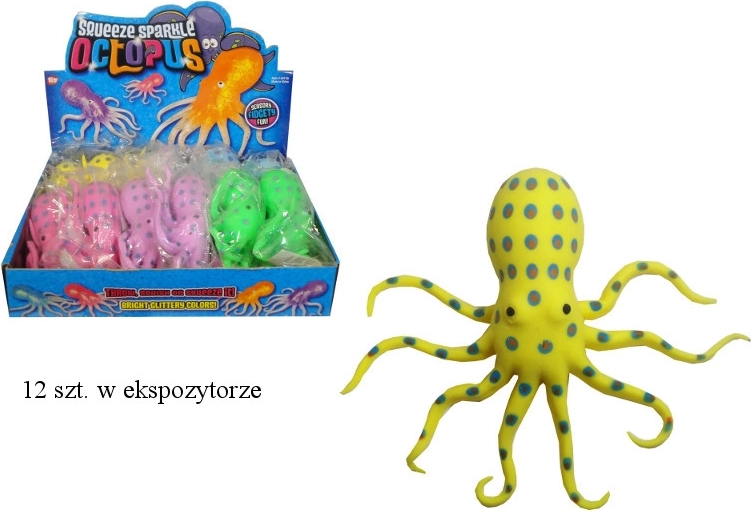 Antistresová mačkací chobotnice