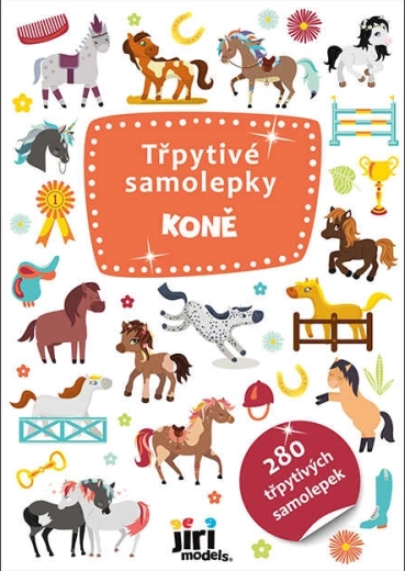 Třpytivé samolepky koně