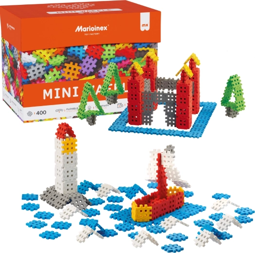 Stavebnice Mini Waffle 400 ks Marioinex