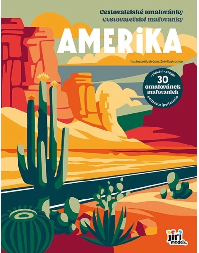 Cestovatelské omalovánky amerika