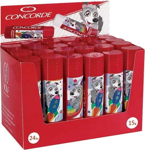 Lepicí tyčinka CONCORDE Volfík 15 g, mix motivů