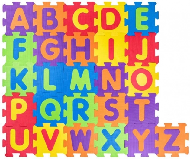 Pěnové puzzle Abeceda