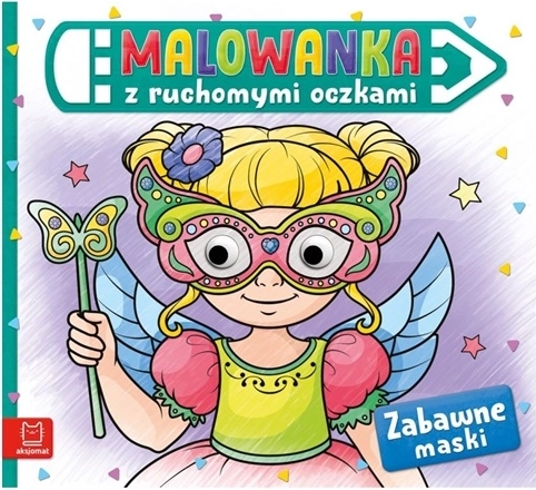 Zábavné omalovánky s pohyblivýma očima – masky
