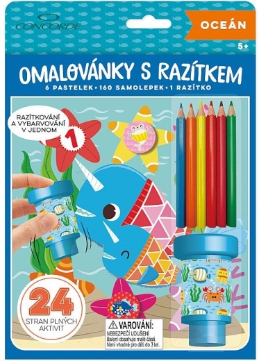 Omalovánky s razítkem CONCORDE Oceán
