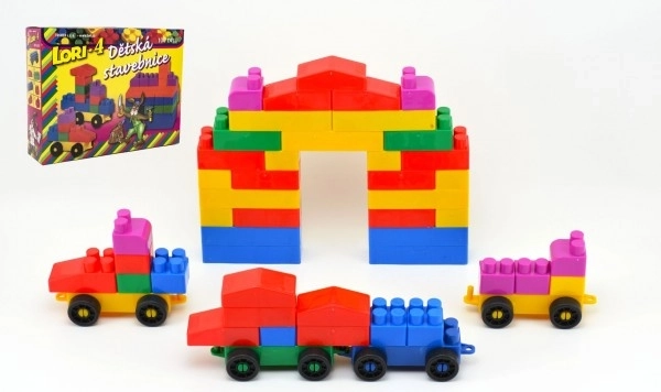 Stavebnice lori 4 plastová, 100 ks