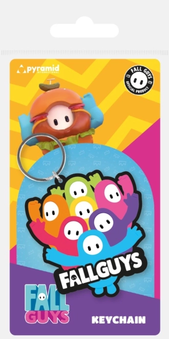 Gumová klíčenka FALL GUYS