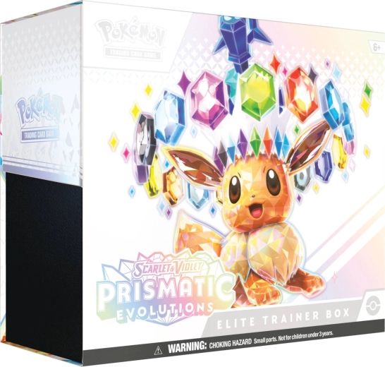 Pokémon TCG Prismatic Evolutions Elite Trainer Box s 9 boostery