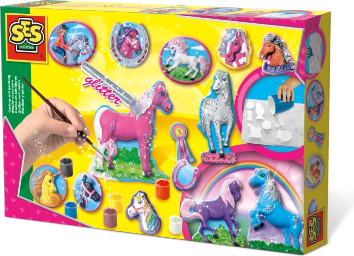 Odlévání a malování fantasy koní