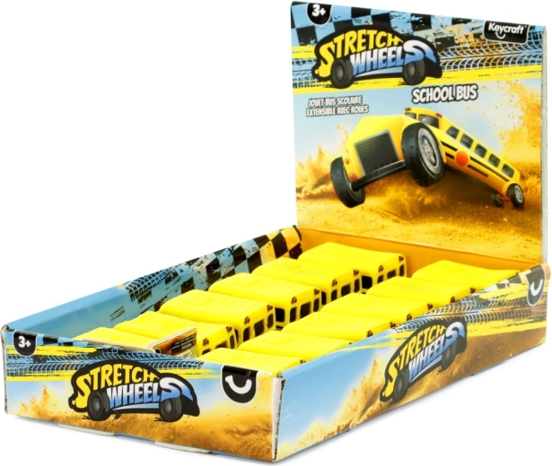 Strečový antistresový školní autobus – mačkací a natahovací hračka