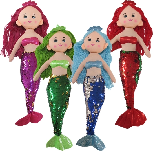 Hadrová panenka mořská panna 50 cm – 4 druhy