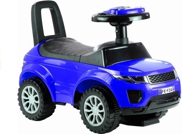 Dětské odrážedlo auto se zvuky a světly modré