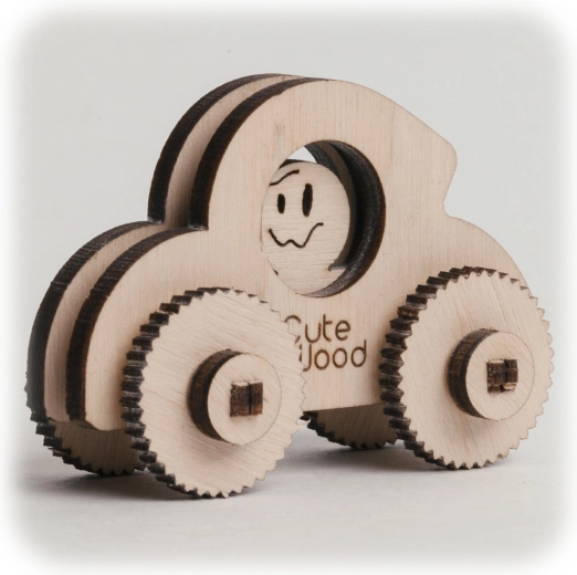 Cutewood dřevěné 3D puzzle mini brouk