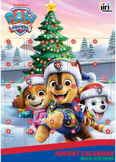 Adventní kalendář se samolepkami Tlapková patrola