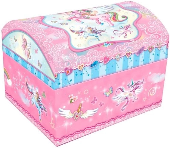 Hudební skříňka s motivem jednorožce