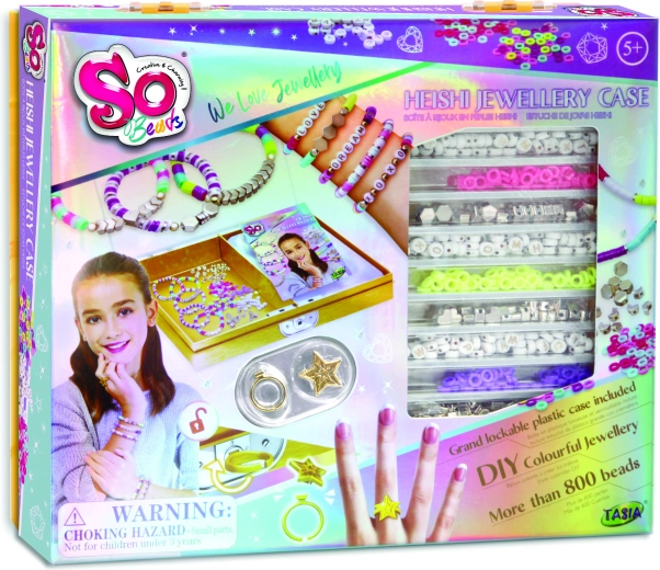 TASIA So Beads kreativní sada šperků s heishi korálky v kufříku
