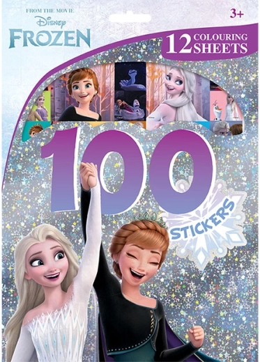 Ledové království: 100 samolepek a omalovánky