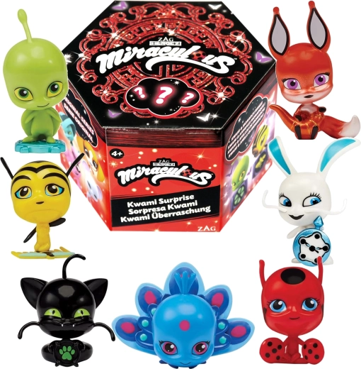 Miraculous kwami surprise box – figurka překvapení (Beruška a Černý kocour)