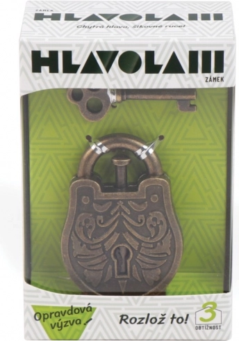 Kovový hlavolam – zámek