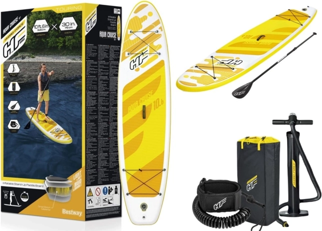 Nafukovací paddleboard Hydro-Force žlutý 320 x 76 x 12 cm