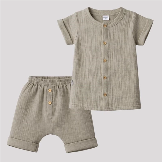New Baby mušelínová košile a kraťasy linen pro miminka 92 (18–24 měsíců)