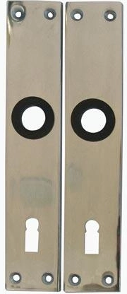 Dveřní štít 72/klíč K 416 hliník (1 pár)