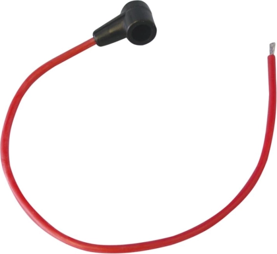 Připojovací kabel ke žhavicí svíčce s gumovou ochrannou krytkou Jamara