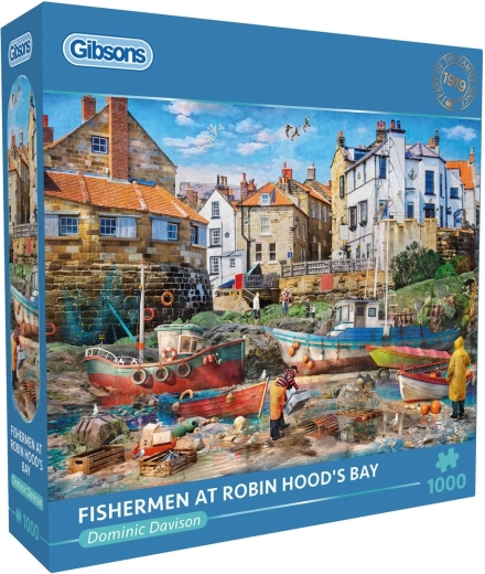 Gibsons puzzle Rybáři v zátoce Robina Hooda 1000 dílků