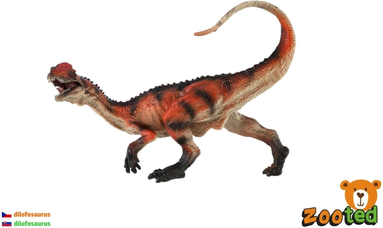 Dilofosaurus dinosaurus plastový 15 cm