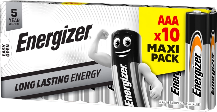 Alkalické baterie AAA 1,5 V ENERGIZER Everyday – balení 10 ks