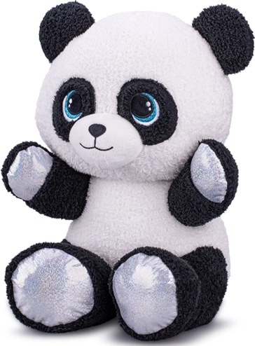 Plyšová sedící panda 16,5 cm
